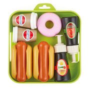 Ecoiffier Play Food Spielset, 8-teilig.