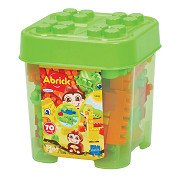 Abrick Jungle Building Blocks in Storage Box, 70 pcs.