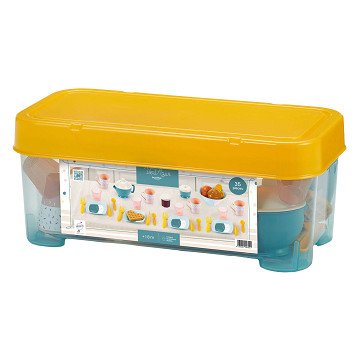 Ecoiffier Frühstücks-Spielset in Aufbewahrungsbox, 35-tlg.