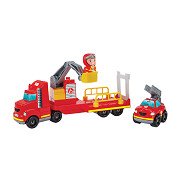 Abrick Fire Truck with Fire Engine