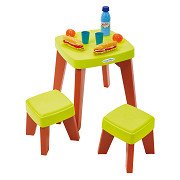 Ecoiffier Picnic Table Playset, 10 pieces.