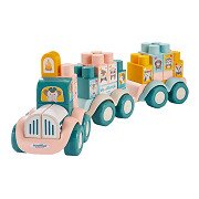 Abrick Animal Train with Building Blocks, 51 pcs.