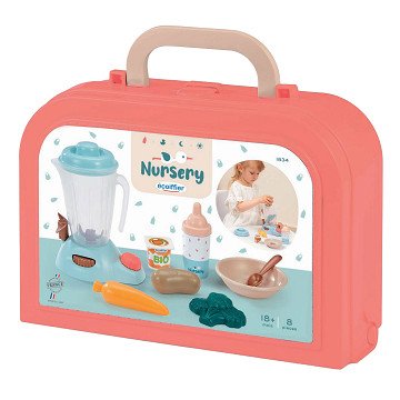 Ecoiffier Care - Baby Feeding Set in Case, 8pcs.