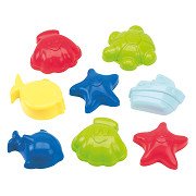 Ecoiffier Sand Molds Ocean, 8 pcs.