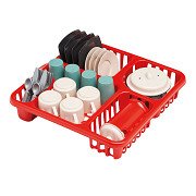 Colorful Dish Draining Rack with Accessories, 30cm