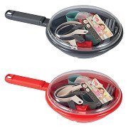 Ecoiffier 100% Chef Geschirr und Besteck in Pfanne, 19-tlg.