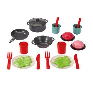 Ecoiffier 100% Chef Tea Set in Bag, 22pcs.