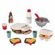 Ecoiffier 100% Chef Waffle Iron - 19pcs.