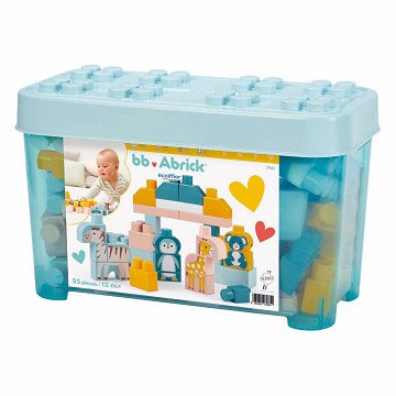 Abrick Bouwblokken met Dierentuindieren - 55dlg.