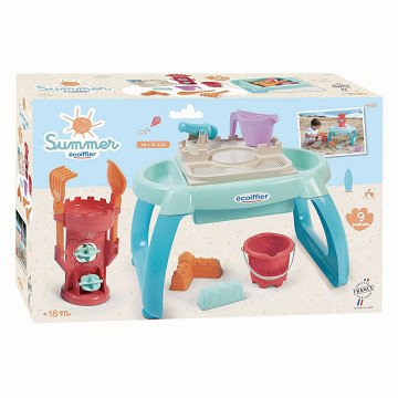 Ecoiffier Sand and Water Table - 9pcs.