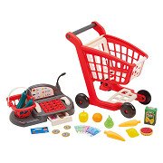 Ecoiffier Gevulde Winkelwagen en Kassa - 26dlg.