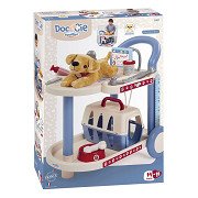 Ecoiffier Doc Cie Dierenartsen Trolley met Hond - 14dlg.