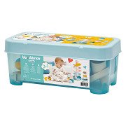 Ecoiffier bb Abrick 3-in-1 Baby Toys in Storage Box - 23-piece.
