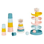 Abrick 3-in-1 Baby Toy in Storage Box - 23-piece.