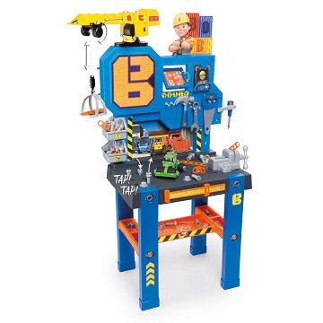 Smoby Bob de Bouwer Werkbank met Kraan