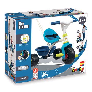 Smoby Be Fun Driewieler Blauw