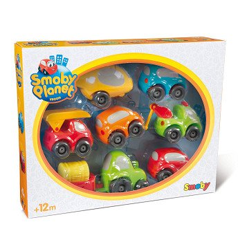 Smoby Vroom Planet Voertuig Set