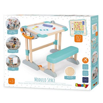 Smoby Modulo Desk and Blackboard, 2-in-1