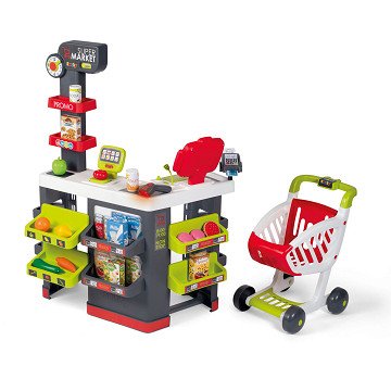 Smoby Supermarkt mit Einkaufswagen