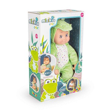 Smoby Minikiss Baby Doll - Crocodile