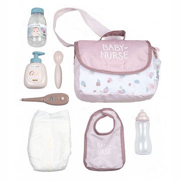 Smoby Baby Nurse Changing Bag, 8pcs.