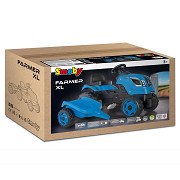 Smoby Farmer XL Trettraktor mit Anhänger Blau