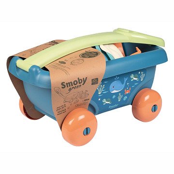 Smoby Green Strandset met Bolderkar Onderwaterwereld, 5dlg.