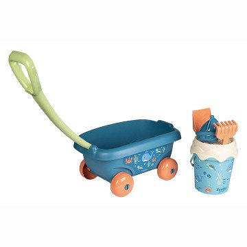 Smoby Green Strandset met Bolderkar Onderwaterwereld, 5dlg.