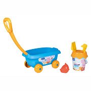 Smoby Peppa Pig beach bucket with watering can & 4-piece toy set Smoby  beach bucket with watering can, strainer, shovel, rake & boat sand mold