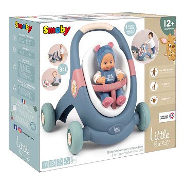 Little Smoby 3in1 Walker with Baby Doll
