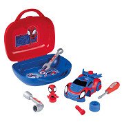 Smoby Spidey Car in Toolbox, 18pcs.