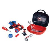 Smoby Spidey Spin Car in Toolbox, 14pcs.