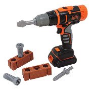 Smoby Black & Decker Drill with Screwdriver Set, 7pcs.