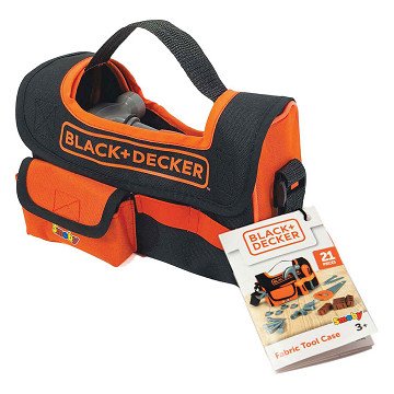 Smoby Black & Decker Werkzeugtasche mit Werkzeug, 21-tlg.