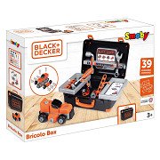 Smoby Black & Decker Bricolo Werkzeugkoffer Schwarz, 39-tlg.