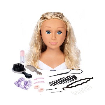 Smoby Mijn Beauty Kappop Blond met Accessoires, 19dlg.