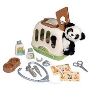 Smoby Animal Care Travel Basket with Panda, 12pcs.