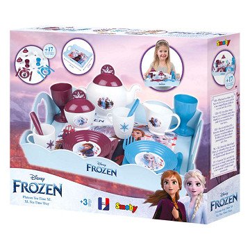 Smoby Frozen XL Teeservice mit Tablett, 17-tlg.