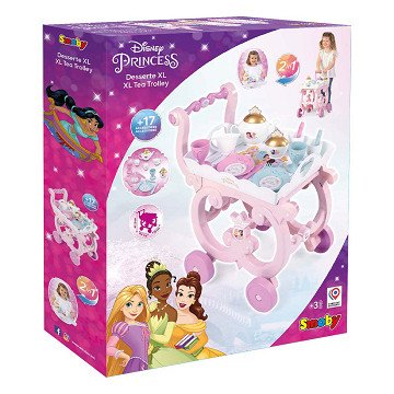 Smoby Disney Princess Tea Set with Trolley, 17pcs.