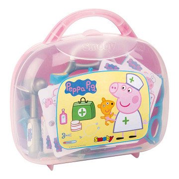 Smoby Peppa Pig Arztkoffer, 15-teilig.