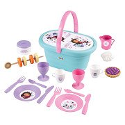 Smoby Gabby's Dollhouse Picnic Basket with Accessories, 21pcs.