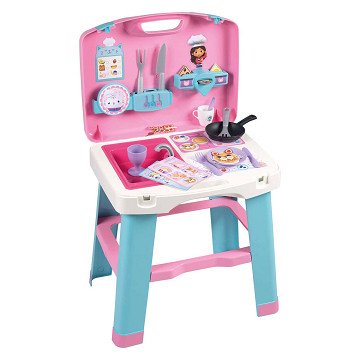 Smoby Gabby's Dollhouse Play Kitchen in Suitcase, 16pcs.