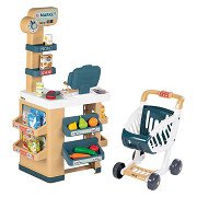 Smoby Supermarkt Klein met Accessoires, 34dlg.