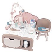 Smoby Baby Nurse Bed and Care Set, 19pcs.