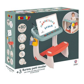 Smoby Ergonomischer Kinderschreibtisch mit Zubehör, 80-tlg.