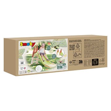 Smoby Life Rutsche Grün Rot, 150cm