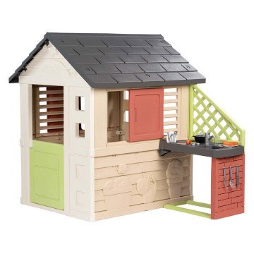 Smoby Life Playhouse Nature with Outdoor Kitchen