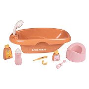 Smoby Baby Nurse Doll Bath Set - 9pcs.