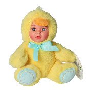Baby doll with animal suit - duck