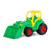 Polesie Tractor with Shovel Green